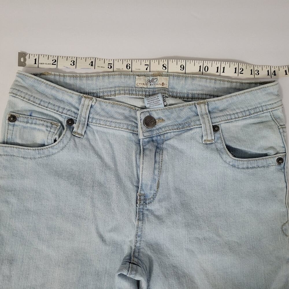 Wear it Declare it Light Blue Wash Juniors Twee Boho Casual Skinny Jeans - Picture 5 of 7